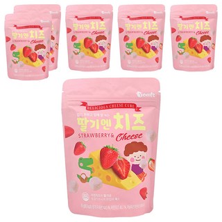 Yomit 餅乾球 急速冷凍乾燥技術, 草莓起司, 16g, 6包