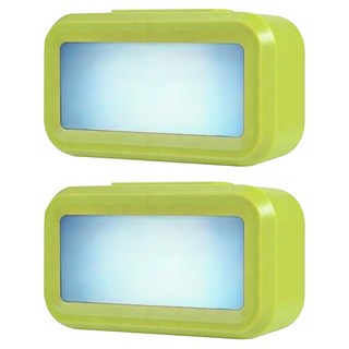 電子鬧鐘 2個, 綠色