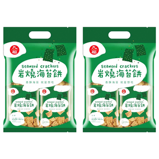 九福 岩燒海苔餅, 香酥海苔口味, 200g, 2袋