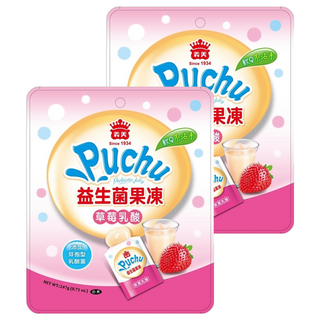 義美 噗啾益生菌果凍 草莓乳酸, 247g, 2袋
