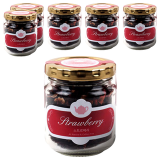 Areumdre 草莓果茶茶葉, 40g, 1罐, 6罐