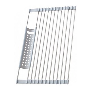 304不鏽鋼折疊瀝水架 方便收納 優質材質, 52 x 32cm, 1個