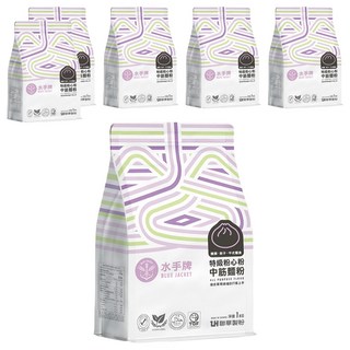 聯華製粉 BLUE JACKET 水手牌 特級粉心粉中筋麵粉, 1kg, 6包