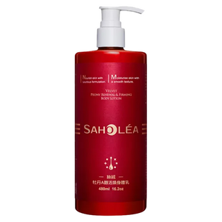 SAHOLEA 森歐黎漾 牡丹A醇活煥身體乳, 1瓶, 480ml