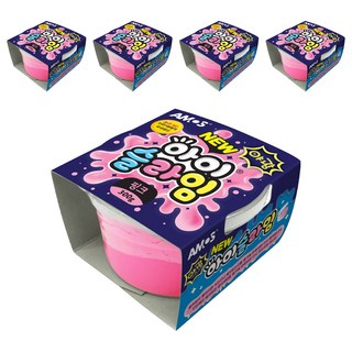 AMOS 阿摩司 iSlime史萊姆, 夜光粉, 300g, 5個