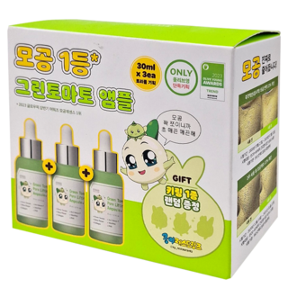 SUNGBOON EDITOR 綠番茄毛孔緊緻精華3件組 Olive Young限定版 90ml 毛孔護理, 1組