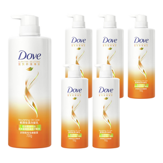 Dove 多芬 輕潤保濕洗髮乳, 700g, 6瓶