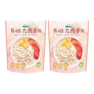 統一生機 有機大燕麥片, 400g, 2包
