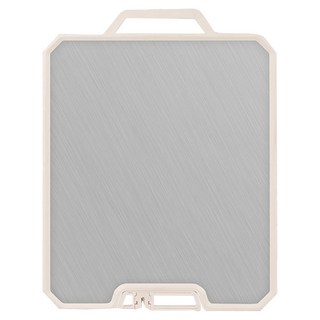 SUnORO 北歐風不鏽鋼雙面砧板/防滑抗菌菜板/廚房切菜板, 白色, 1個