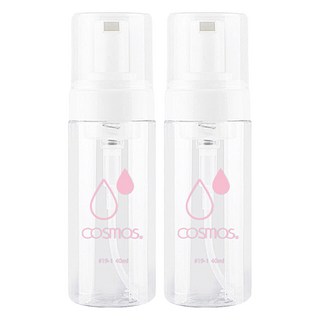 台灣 COSMOS 慕絲瓶 #19 40ml, 透明色, 2個