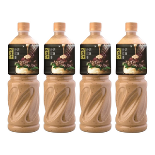 統一 四季 胡麻沙拉醬, 950ml, 4瓶