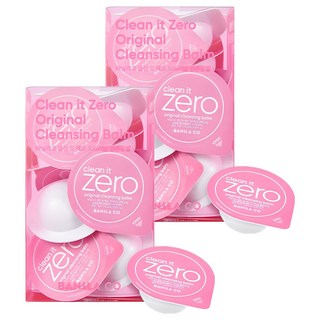 BANILA CO 芭妮蘭 Clean It Zero零感肌保濕卸妝膏旅行組, 48ml, 2盒