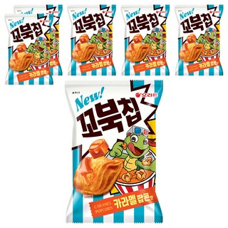 ORION 好麗友 烏龜脆片 焦糖爆米花口味, 6個, 72g