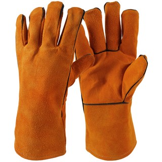 코멧 BBQ 아웃도어 소가죽 캠핑장갑 양손 세트, 1세트