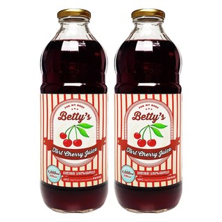 Betty's酸櫻桃汁, 1000毫升, 2個