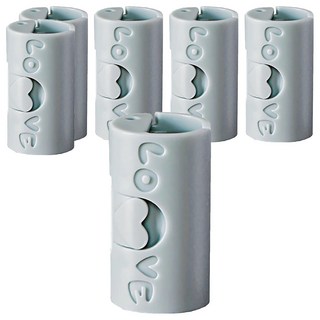 床單固定器 6個一包 活力粉/霧霾藍/透明色 尺寸1.9cm x 1.9cm x 3.4cm ABS材質