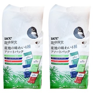 ucc 探究綜合濾掛式咖啡, 8g, 8包, 2袋