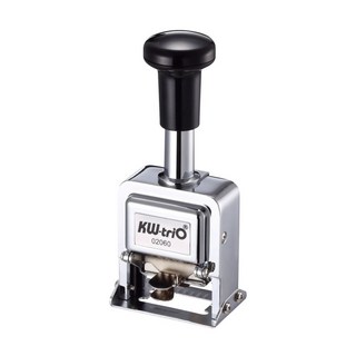 KW-triO 堡勝企業 6位數自動號碼機 自動回墨毛氈設計 粉末冶金壓鑄成型 固定及流水號多變化數字組合, 1個