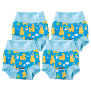 Splash About Happy Nappy 全新3D游泳尿布褲 男女通用 Rody跳跳馬 一起去郊遊, XL, 4件