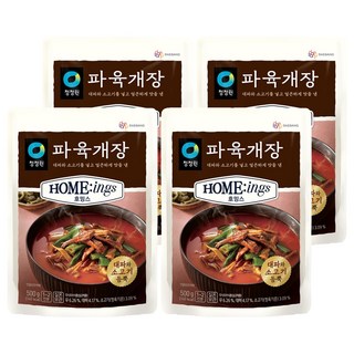 청정원 호밍스 파육개장, 500g, 4개