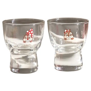 迪士尼 玻璃杯禮盒, 奇奇蒂蒂 透明色, 1組