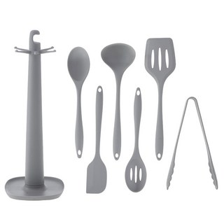 comet 矽膠廚具7件組, 1套, 7件, 灰色