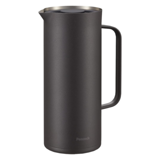 Peacock 日本孔雀 Living Pot 時尚保溫壺 不鏽鋼水壺 桌上壺 霧黑色, 1L, 1個