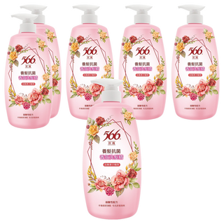 566 玫瑰養髮抗菌香氛洗髮精，含無患子精萃，800g, 6瓶