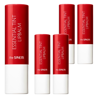 The Saem 得鮮 潤色精華護唇膏 RD01, 4g, 5件