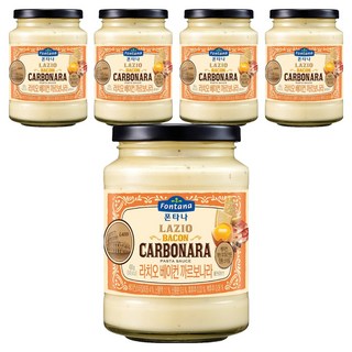 Fontana 卡波納拉培根義大利麵醬, 430g, 5個