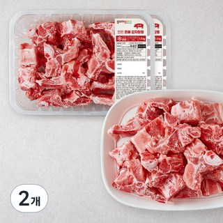 곰곰 한돈 돈뼈 감자탕용, 1.5kg, 2개