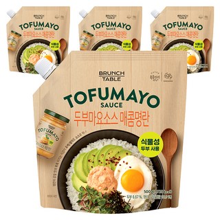 福音餐桌 早午餐豆腐美乃滋醬 辣味明太子, 4個, 500g