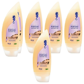 algemarin 海馬世家香水沐浴乳 德國原裝進口 專業海藻萃取 保濕柔嫩肌膚, 300ml, 6瓶