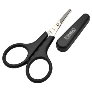 KAI 貝印 Groom安全鼻毛剪刀 附蓋 薄刃安全設計, HC-1751, 1支