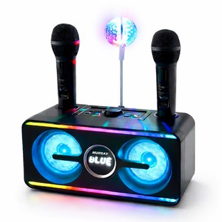 머레이 무선 블루라인 블루투스 노래방 세트, BLUE-LINE, 블랙