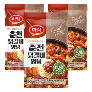 Harim 春川辣炒雞醬料, 3個, 180g