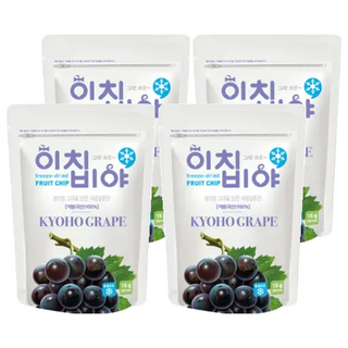 Ichibiya 優質水果乾 巨峰葡萄, 15g, 4包
