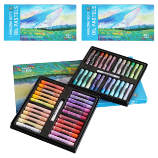 Khohimo Gallery 繪畫濃郁油畫棒套組 3W150, 48色, 3套