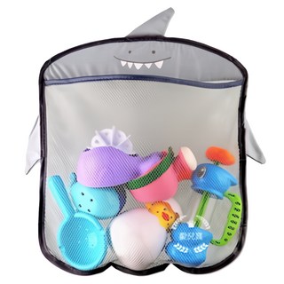 bebehome 多功能卡通浴室收納掛袋, 灰色