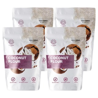 椰子粉, 4個, 1kg