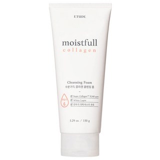 ETUDE 新款水足感膠原蛋白泡沫洗面乳, 150g, 1條