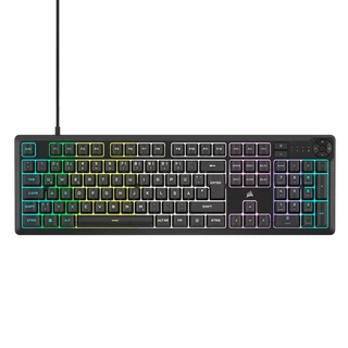 CORSAIR 海盜船 K55 CORE RGB 遊戲鍵盤 中文, 黑色, CH-9226C65-TW, 製造軸, 1個
