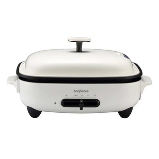 Corelle Brands 康寧餐具 Snapware SEKA多功能電烤盤 附平煎烤盤, 38.5cm, 1個