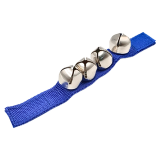 Running man 打擊樂器腳鈴手鈴腕鈴 兒童音樂啟蒙玩具 安全無毒材質, 藍色, 1組