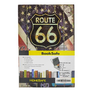 密碼鎖書本保險箱 金屬材質, 美國66