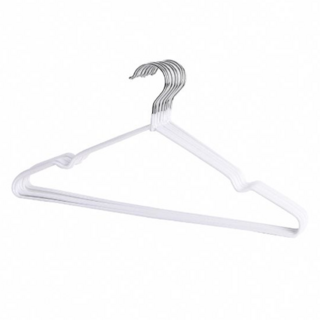 Craftsman In Storage 收納職人 北歐風不鏽鋼衣架 10個, 北歐白, 1組