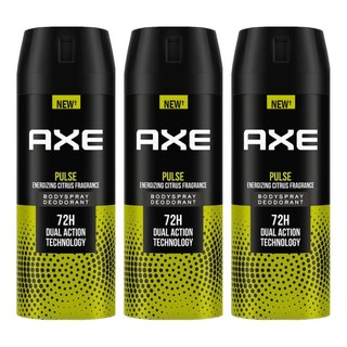 AXE 男用體香噴霧 激情綻放 5988, 3個, 150ml