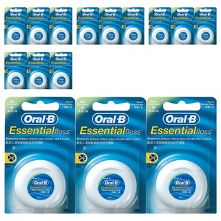 Oral-B 歐樂B 薄荷微蠟牙線, 50m, 1個裝, 15個