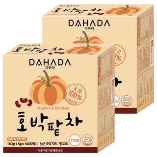 다하다 호박팥차, 1.5g, 100개입, 2개