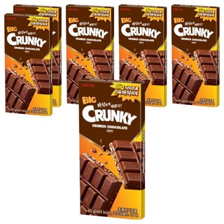 LOTTE 樂天 大塊脆心巧克力, 82g, 6片